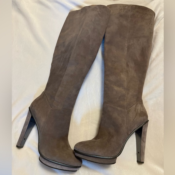 BCBG Max Azria Suede Knee High Boots - Picture 1 of 7